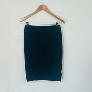 Elle Black Pencil Skirt Slip On And Off Knee Length Stretchy Perfect For Work